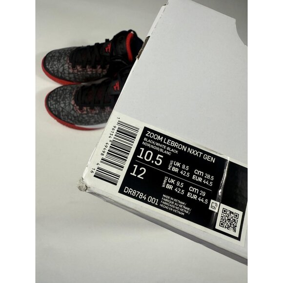 New Nike Zoom LeBron NXXT Gen Shoes Men's Size 10.5 Black Basketball DR8784-001 - Picture 10 of 10